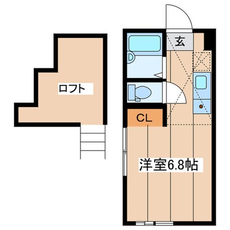 リバティーハウス山手の物件間取画像